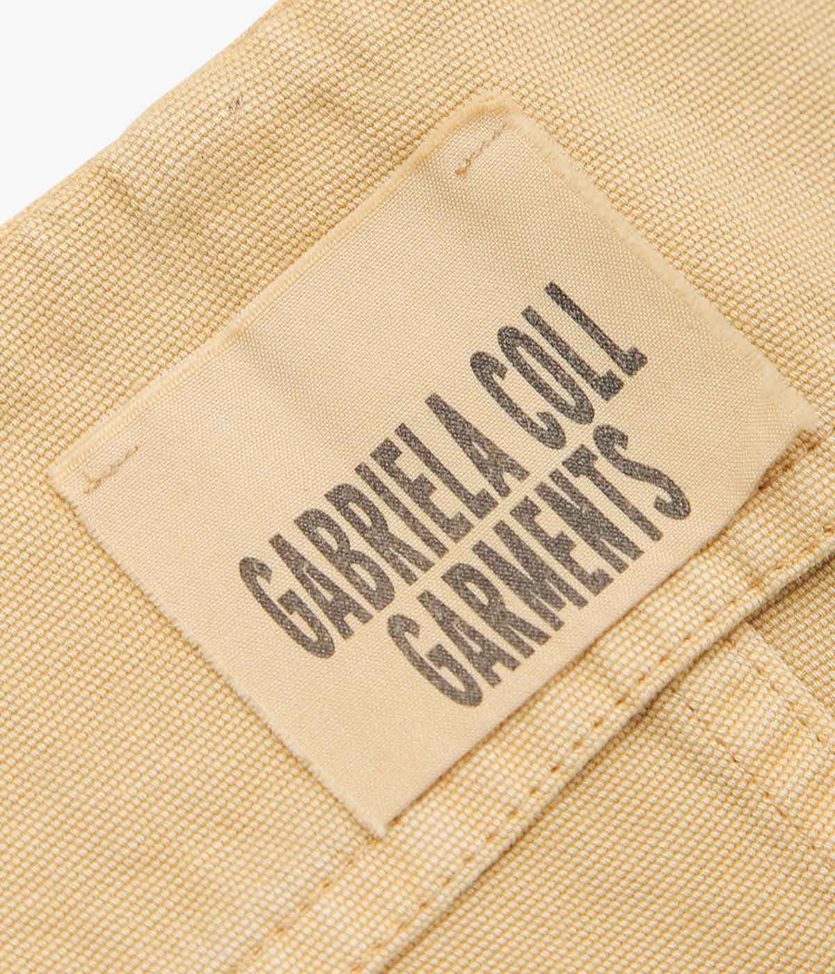 GABRIELA COLL GARMENTS ''NO.225 THIN CANVAS SNAP TOP'' (SAND)