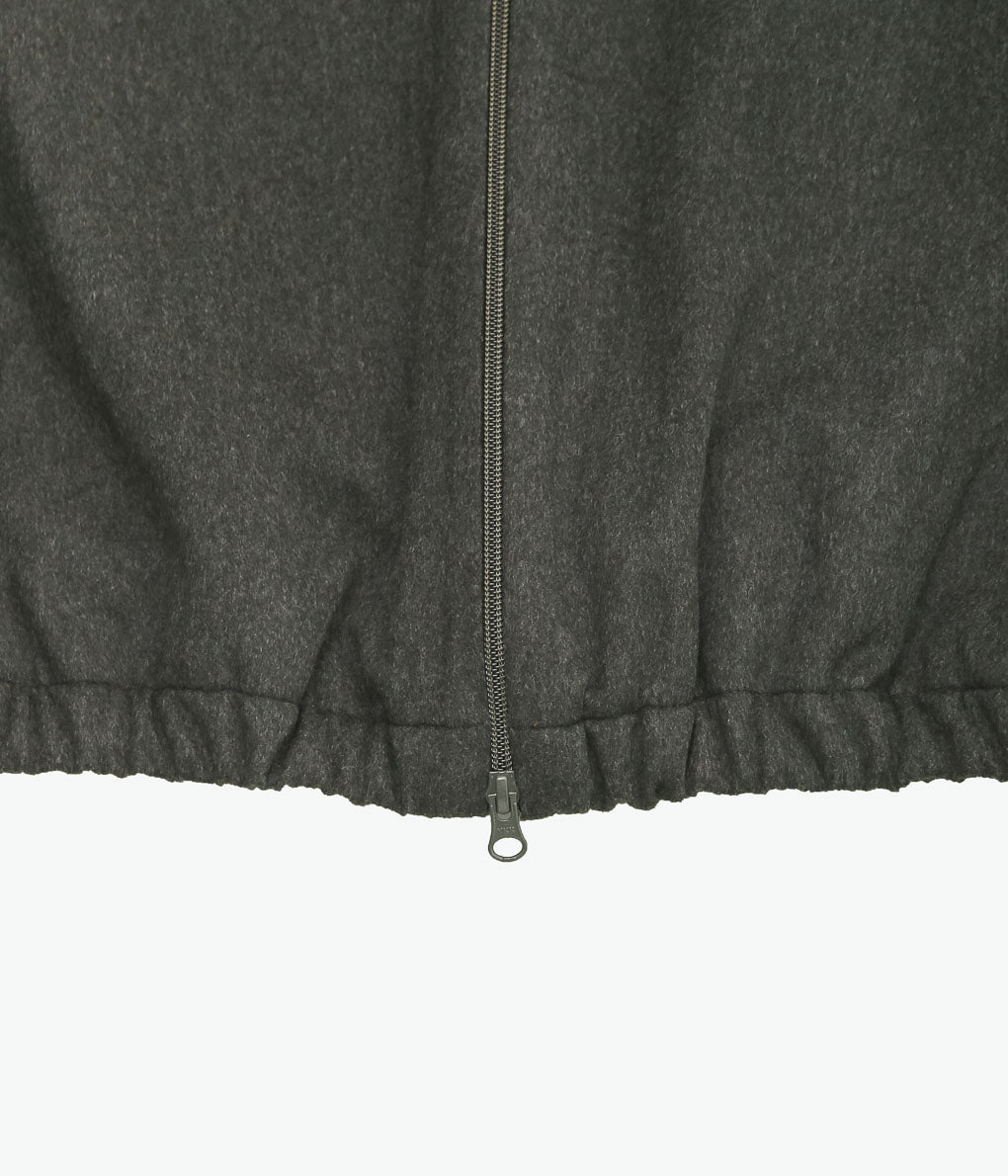 GABRIELA COLL GARMENTS ''NO.261 HEAVY WOOL ZIPPER JACKET ''(GREEN)