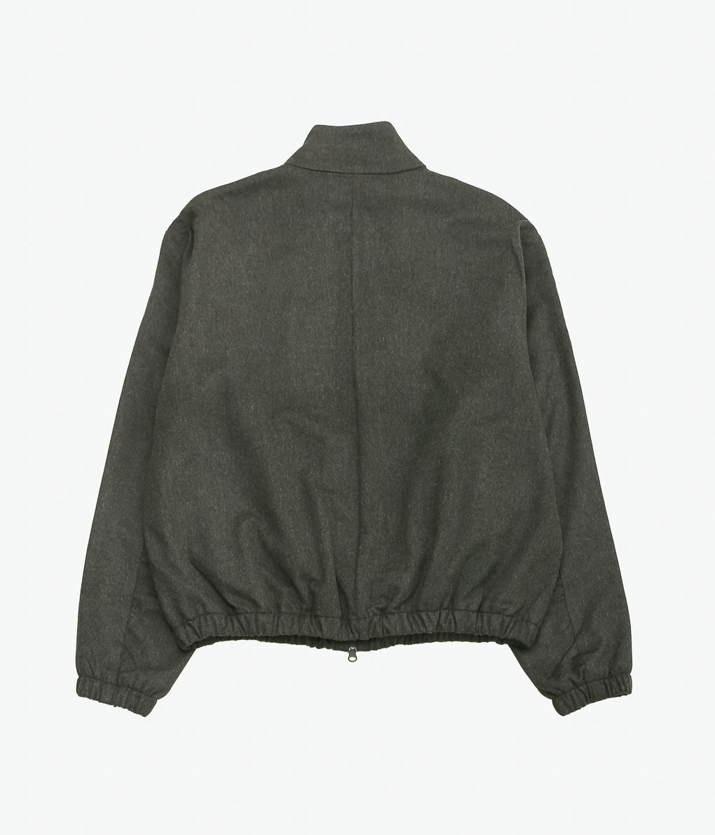 GABRIELA COLL GARMENTS ''NO.261 HEAVY WOOL ZIPPER JACKET ''(GREEN)