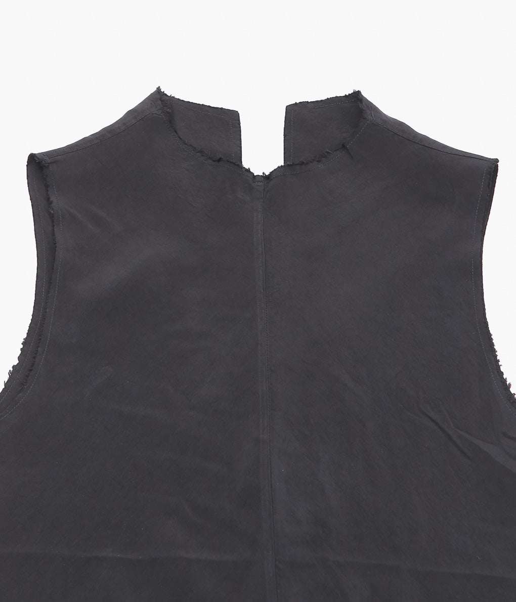 GABRIELA COLL GARMENTS ''NO.271 CUPRO CENTER SEAMS DRESS ''(BLACK)