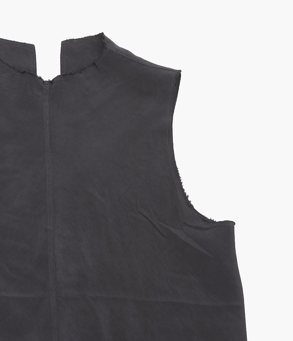 GABRIELA COLL GARMENTS ''NO.271 CUPRO CENTER SEAMS DRESS ''(BLACK)