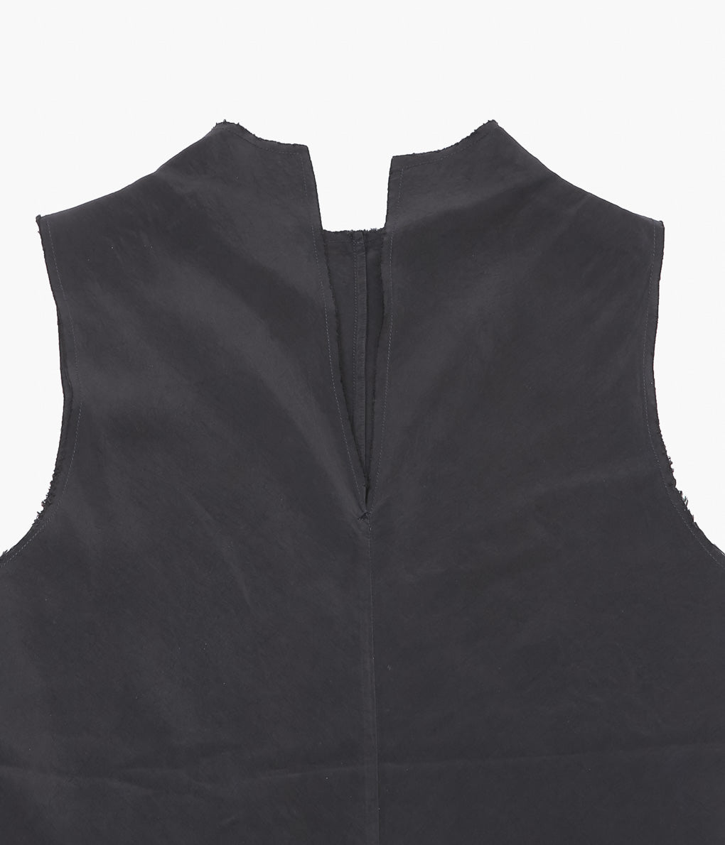 GABRIELA COLL GARMENTS ''NO.271 CUPRO CENTER SEAMS DRESS ''(BLACK)