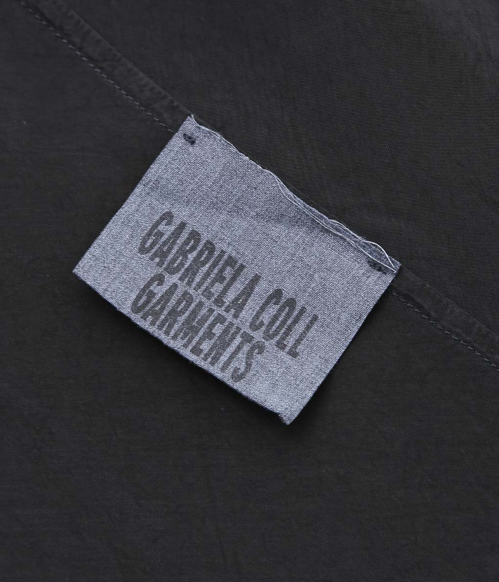 GABRIELA COLL GARMENTS ''NO.271 CUPRO CENTER SEAMS DRESS ''(BLACK)