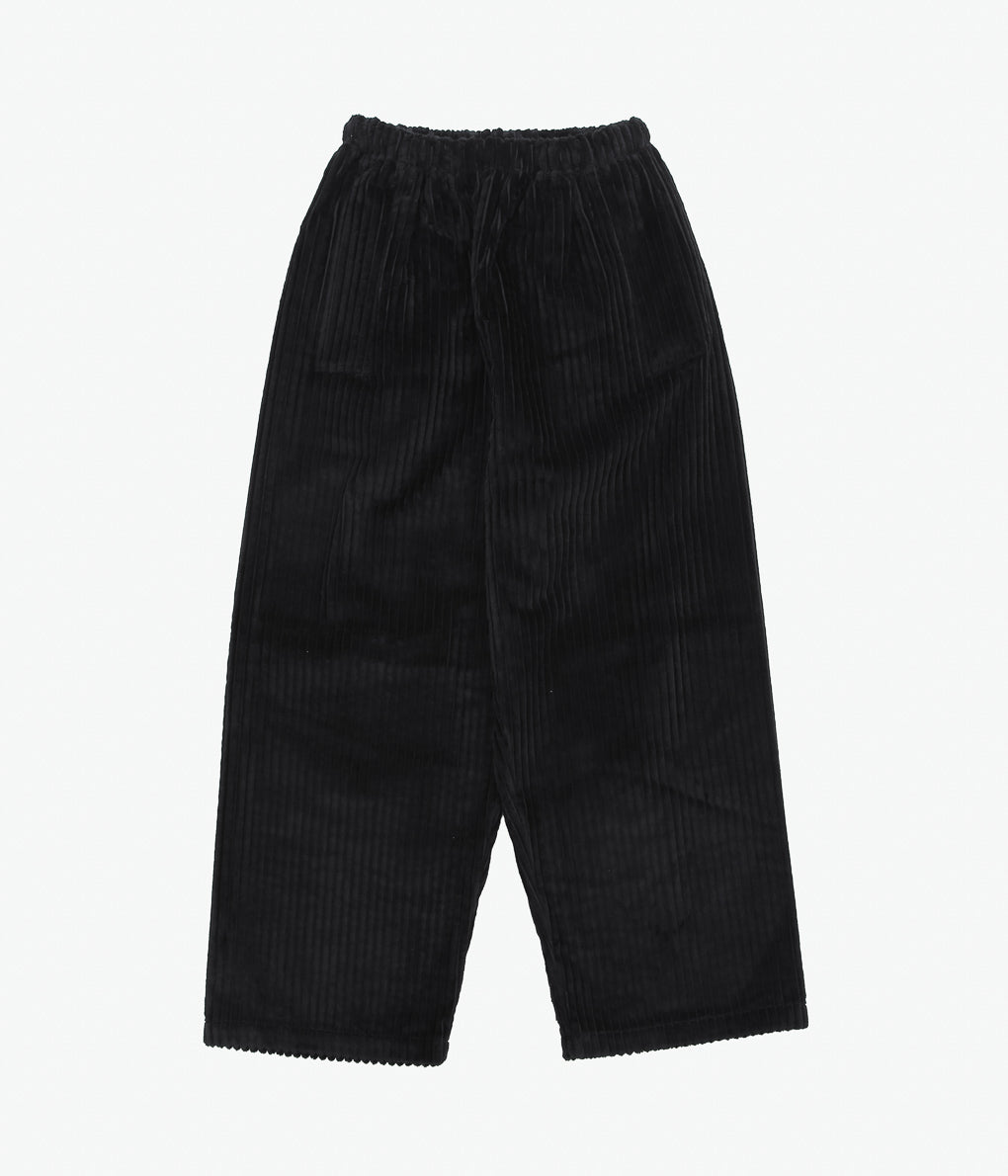 GABRIELA COLL GARMENTS ''NO.287 CORDUROY FLAP POCKET TROUSERS ''(BLACK)