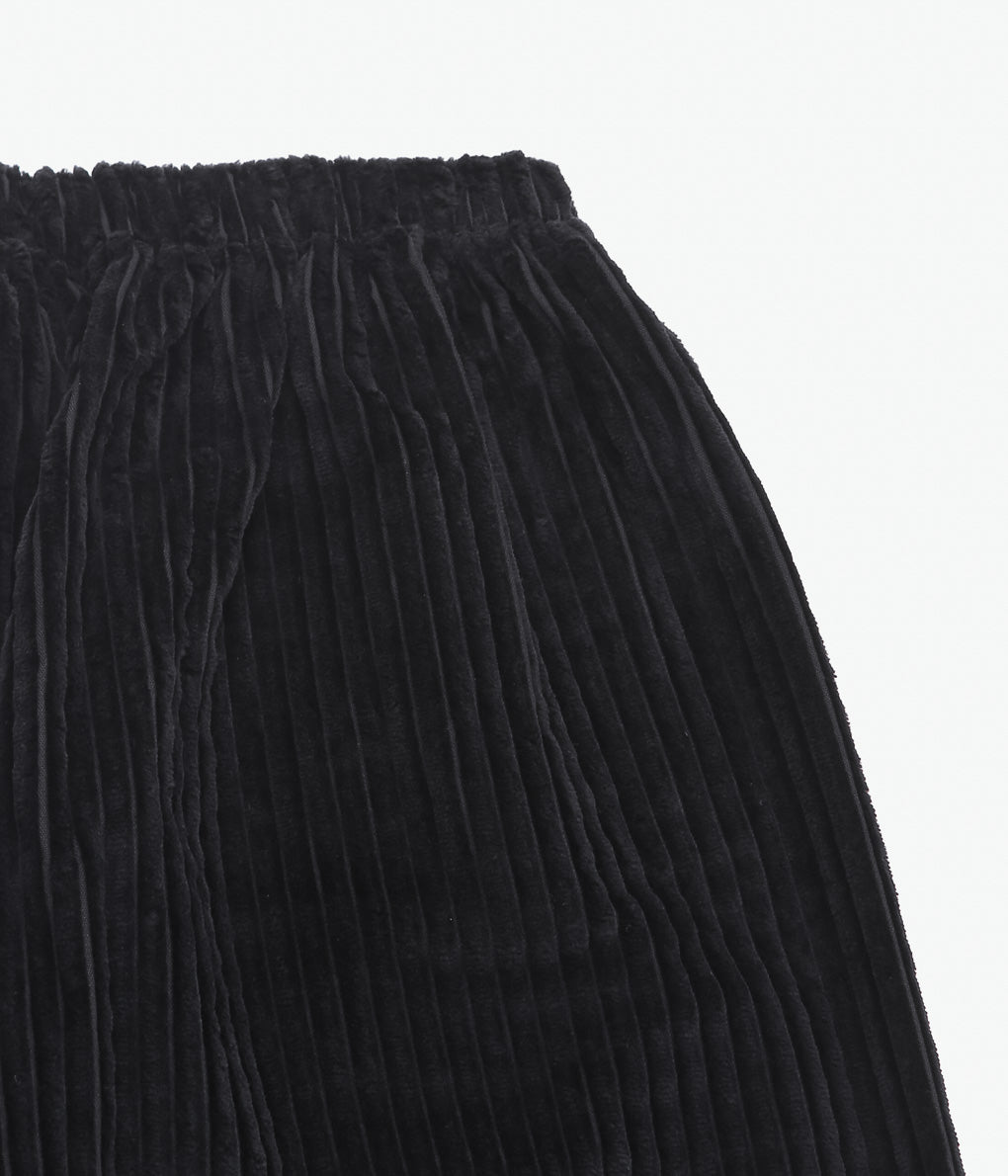 GABRIELA COLL GARMENTS ''NO.287 CORDUROY FLAP POCKET TROUSERS ''(BLACK)