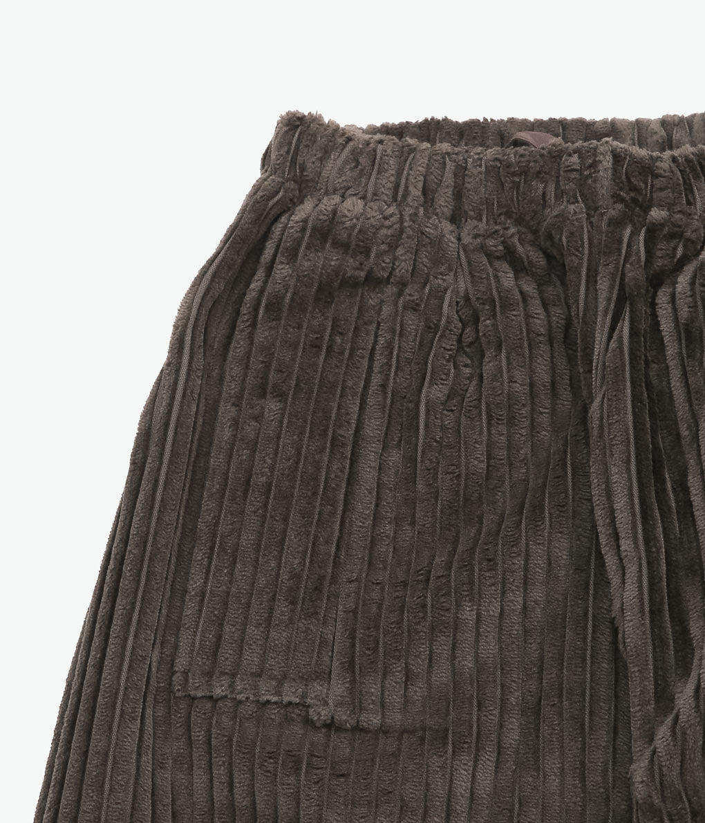 GABRIELA COLL GARMENTS ''NO.287 CORDUROY FLAP POCKET TROUSERS ''(BROWN)