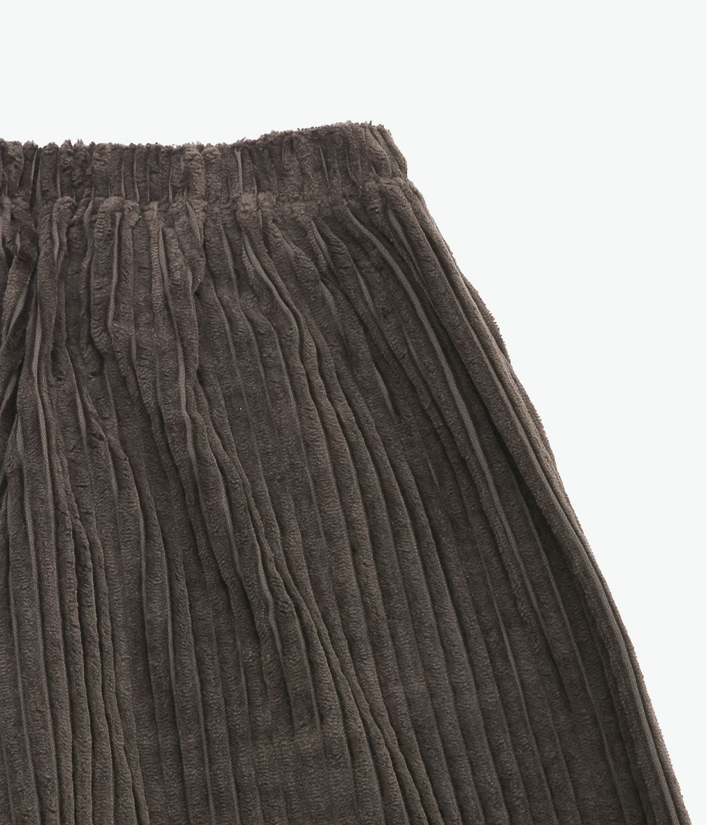 GABRIELA COLL GARMENTS ''NO.287 CORDUROY FLAP POCKET TROUSERS ''(BROWN)