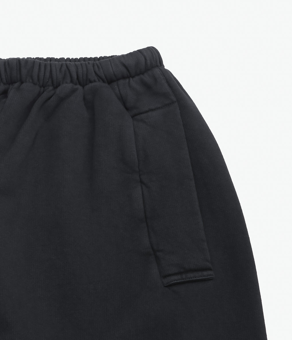 GABRIELA COLL GARMENTS ''NO.287 ORGANIC COTTON FLEECE TROUSERS ''(BLACK)
