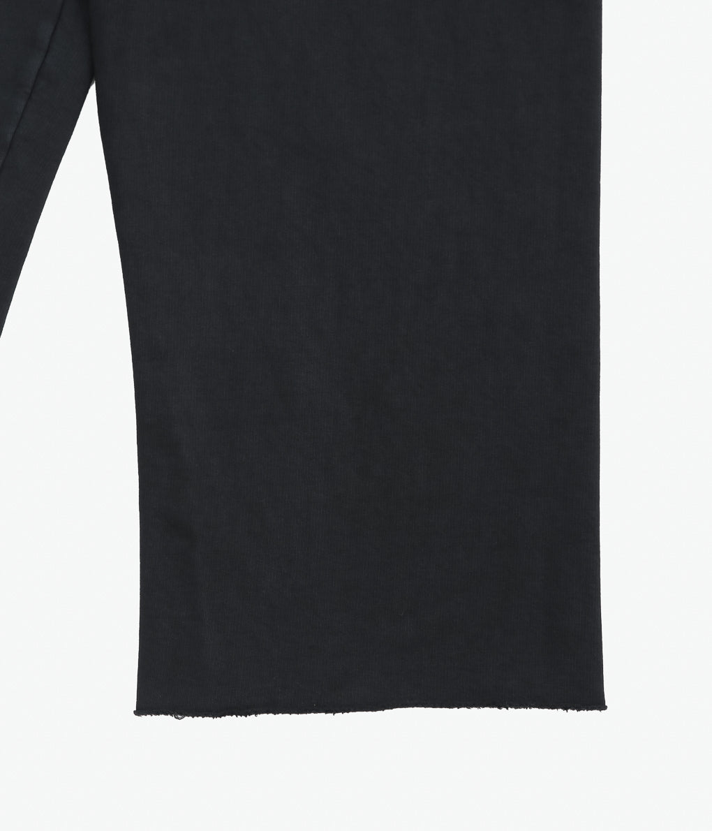 GABRIELA COLL GARMENTS ''NO.287 ORGANIC COTTON FLEECE TROUSERS ''(BLACK)