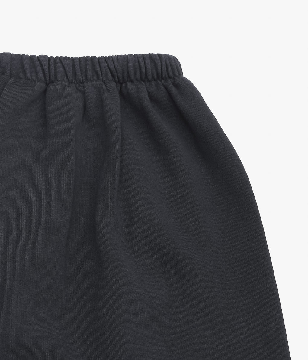 GABRIELA COLL GARMENTS ''NO.287 ORGANIC COTTON FLEECE TROUSERS ''(BLACK)