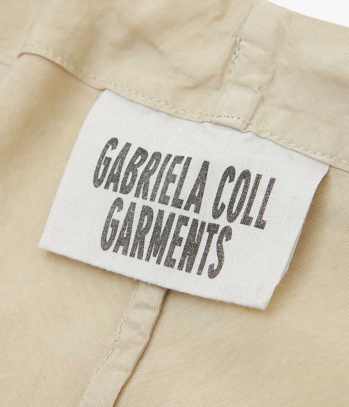 GABRIELA COLL GARMENTS ''NO.290 CUPRO BIAS CUT SKIRT'' (STONE)