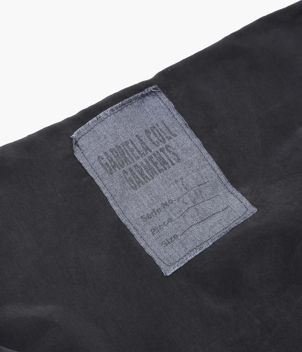 GABRIELA COLL GARMENTS ''NO.304 CUPRO WRAP SKIRT'' (BLACK)