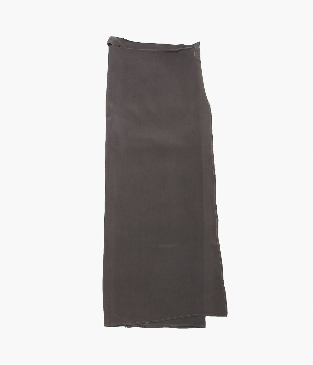 GABRIELA COLL GARMENTS ''NO.304 CUPRO WRAP SKIRT'' (BROWN)