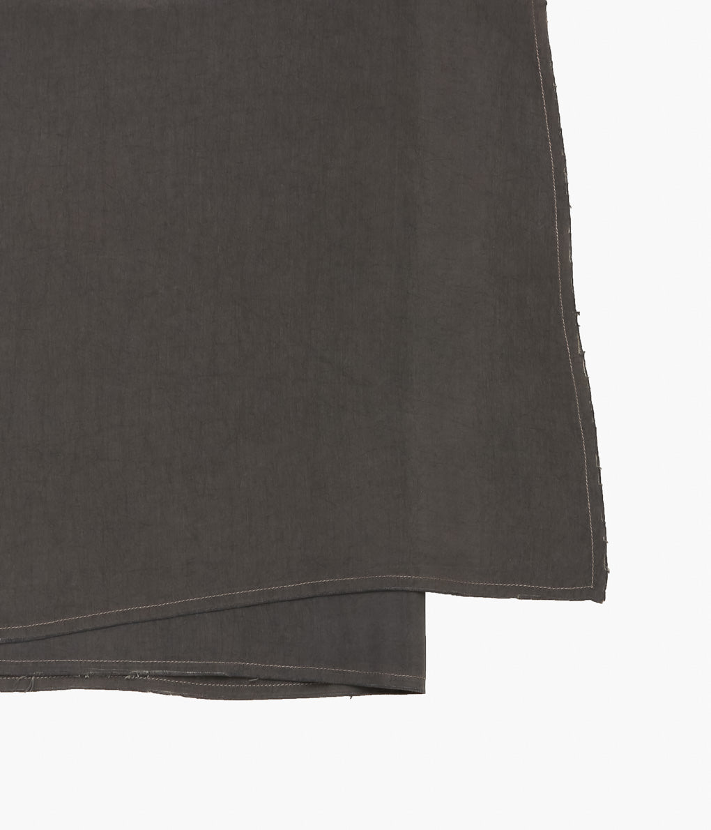 GABRIELA COLL GARMENTS ''NO.304 CUPRO WRAP SKIRT'' (BROWN)