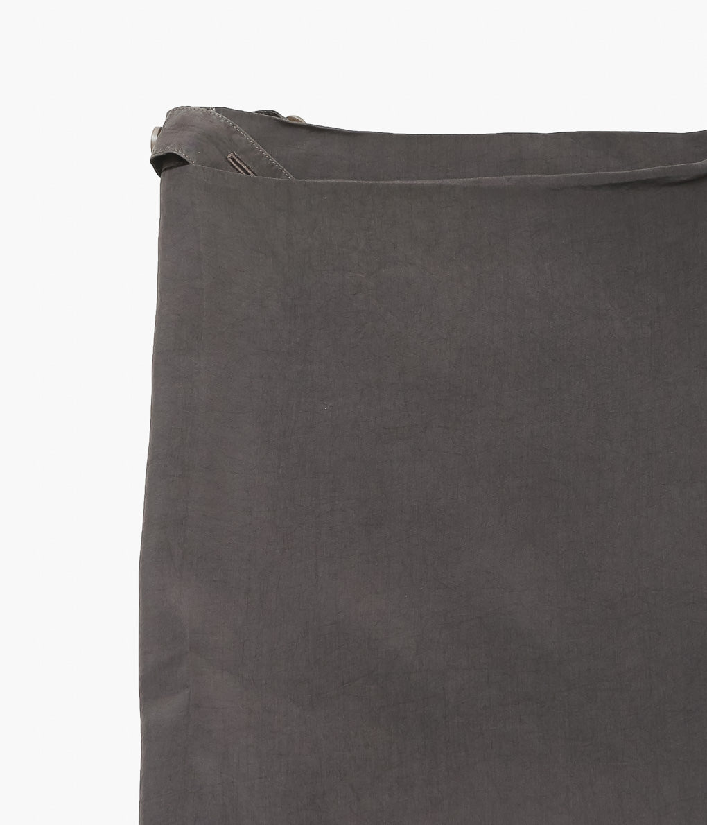 GABRIELA COLL GARMENTS ''NO.304 CUPRO WRAP SKIRT'' (BROWN)