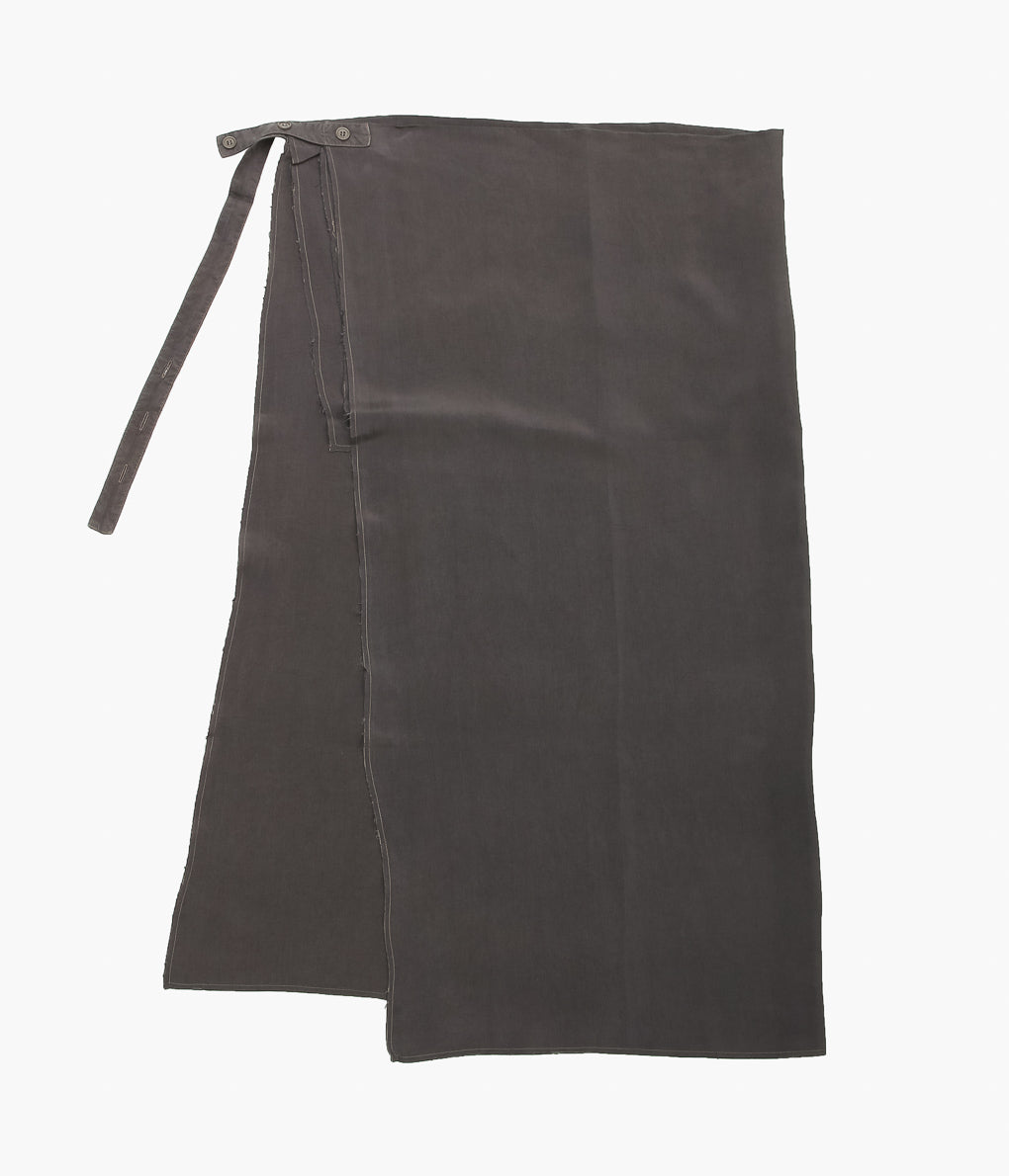 GABRIELA COLL GARMENTS ''NO.304 CUPRO WRAP SKIRT'' (BROWN)