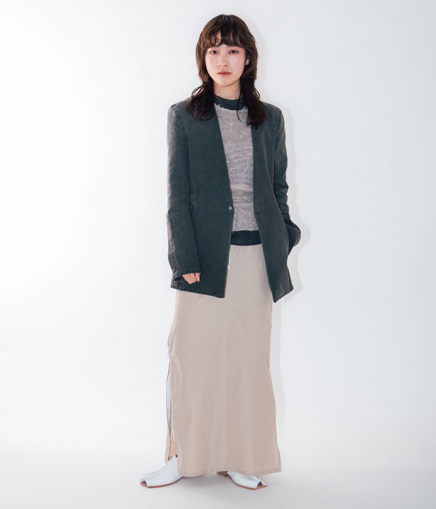 モデル身長:160cm / 着用サイズ:1