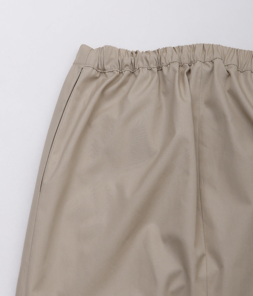 GABRIELA COLL GARMENTS ''NO.309 POPLIN THREE ZIPPER SKIRT'' (BEIGE)