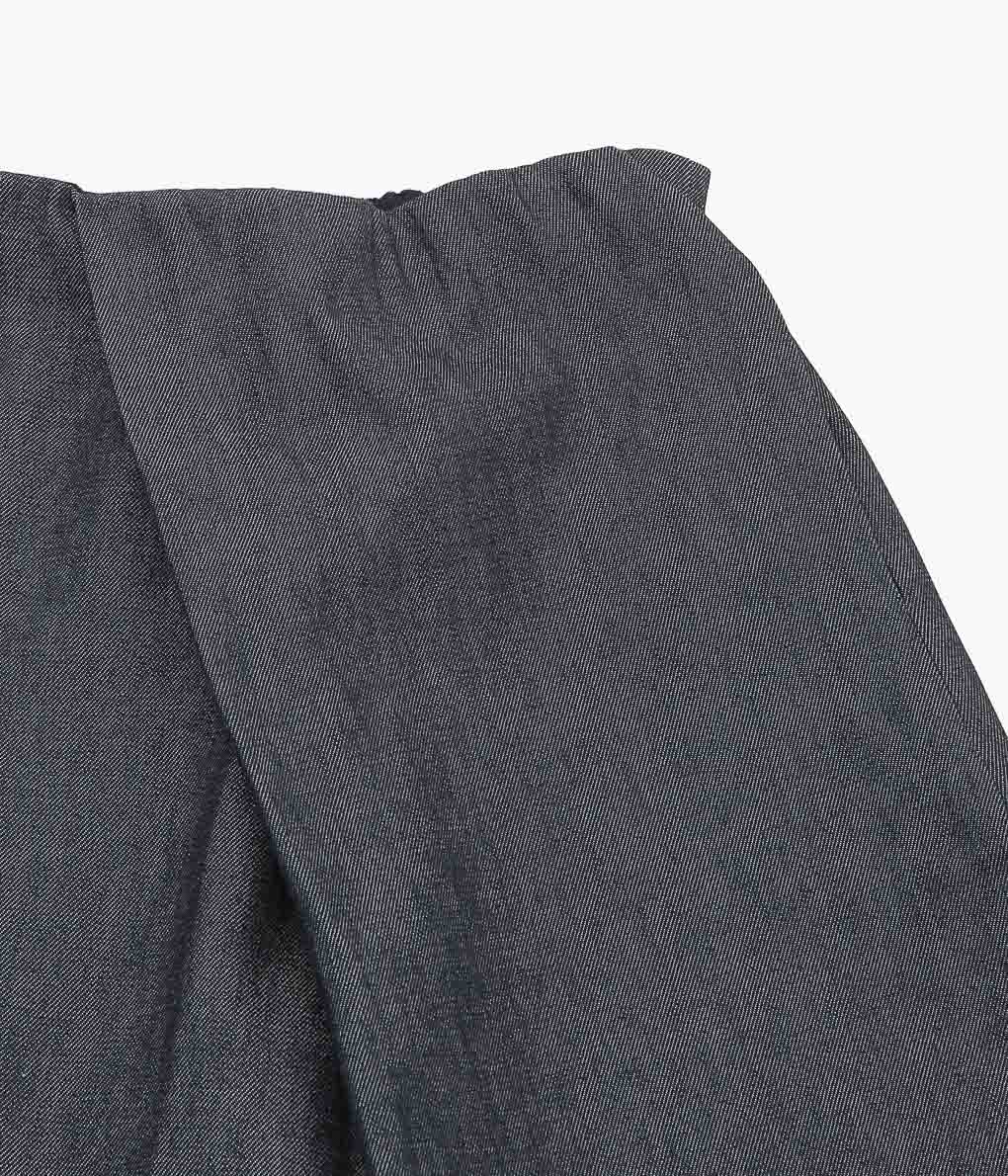 GABRIELA COLL GARMENTS ''NO.310 CROSSED TROUSERS'' (BLACK DENIM)