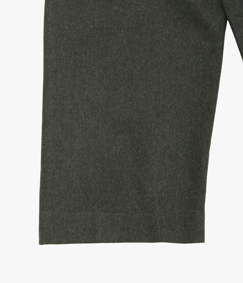 GABRIELA COLL GARMENTS ''NO.310 HEAVY WOOL CROSSED TROUSERS ''(GREEN)