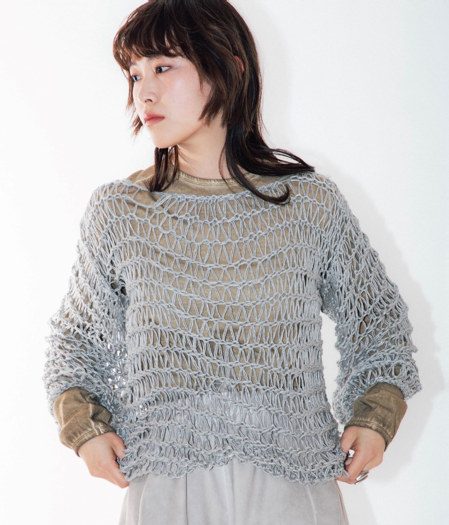 モデル身長:160cm / 着用サイズ:1