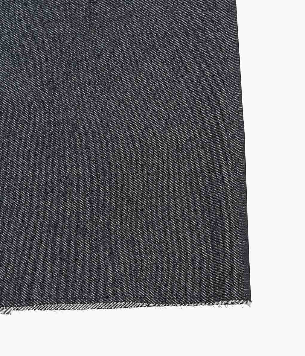 GABRIELA COLL GARMENTS ''NO.316 CROSSED SKIRT'' (BLACK DENIM)