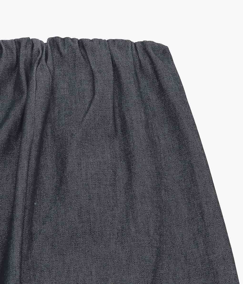 GABRIELA COLL GARMENTS ''NO.316 CROSSED SKIRT'' (BLACK DENIM)