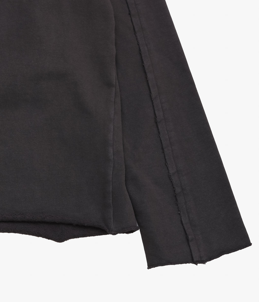 GABRIELA COLL GARMENTS ''NO.317 ORGANIC COTTON FLEECE TOP''(BROWN)