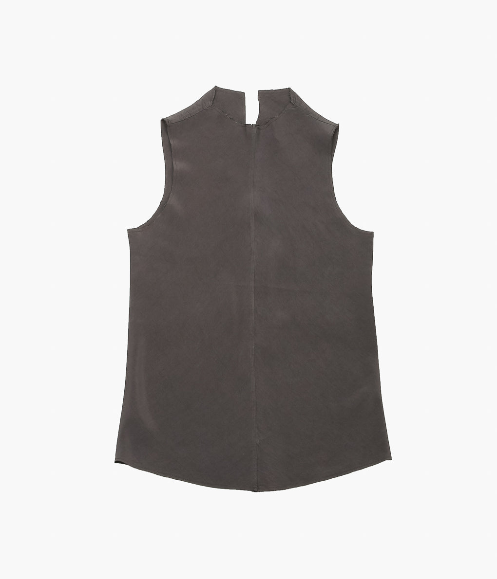 GABRIELA COLL GARMENTS ''NO.322 CUPRO CENTER SEAMS TOP'' (BROWN)