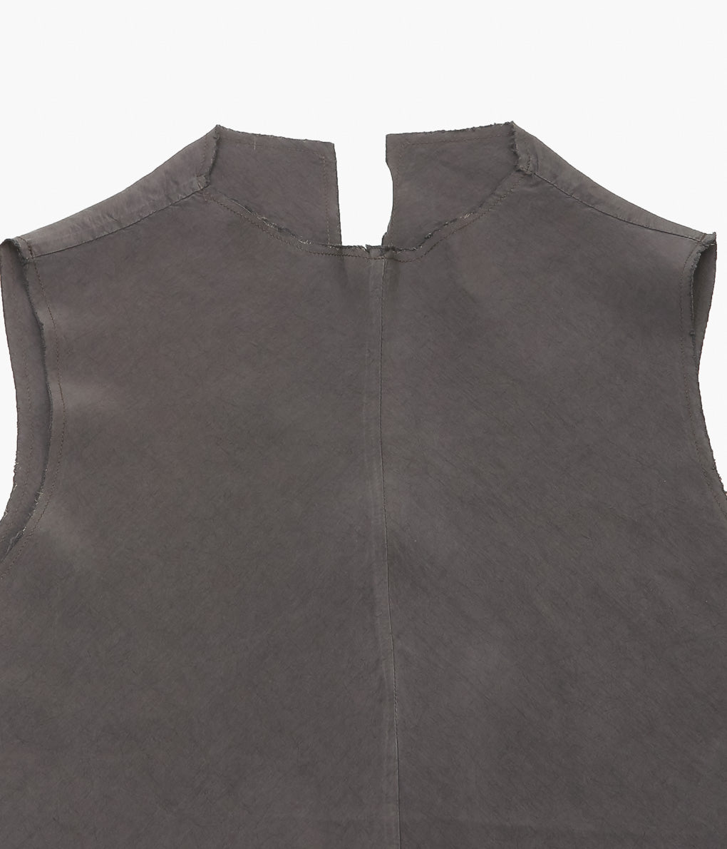 GABRIELA COLL GARMENTS ''NO.322 CUPRO CENTER SEAMS TOP'' (BROWN)