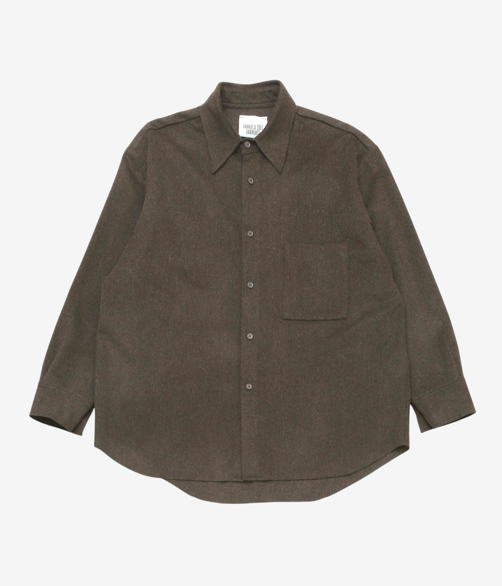 GABRIELA COLL GARMENTS ''NO.328 HEAVY WOOL OVERSIZED SHIRT