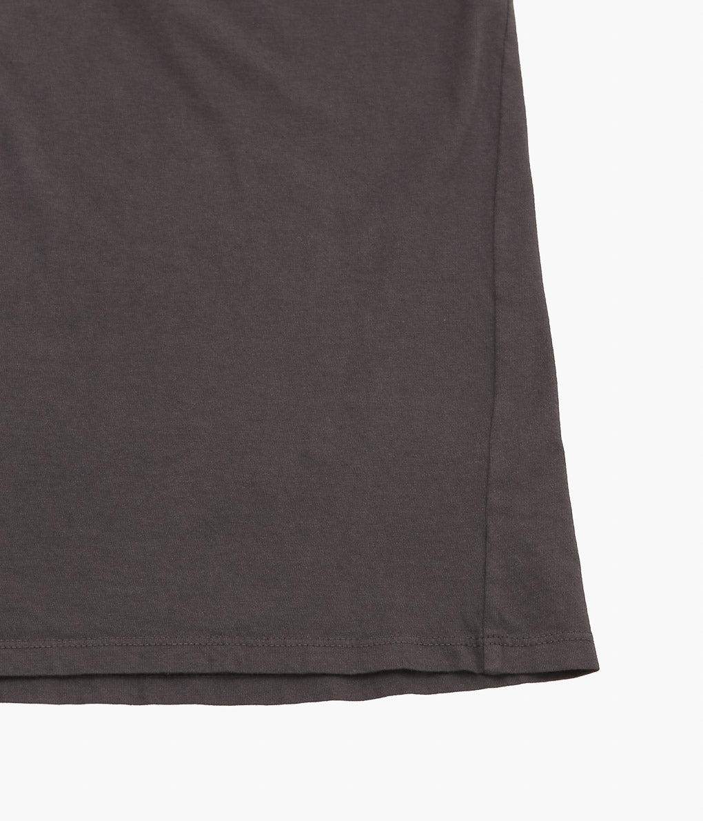 GABRIELA COLL GARMENTS ''NO.33 ORGANIC COTTON SLEEVELESS T-SHIRT ''(BROWN)
