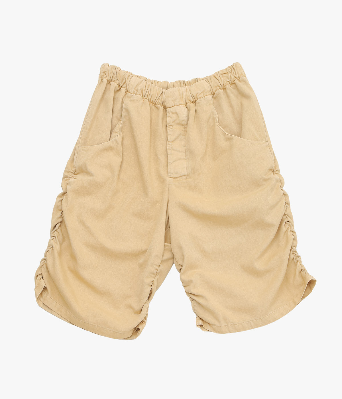 GABRIELA COLL GARMENTS ''NO.330 THIN CANVAS DRAPED SHORT TROUSERS