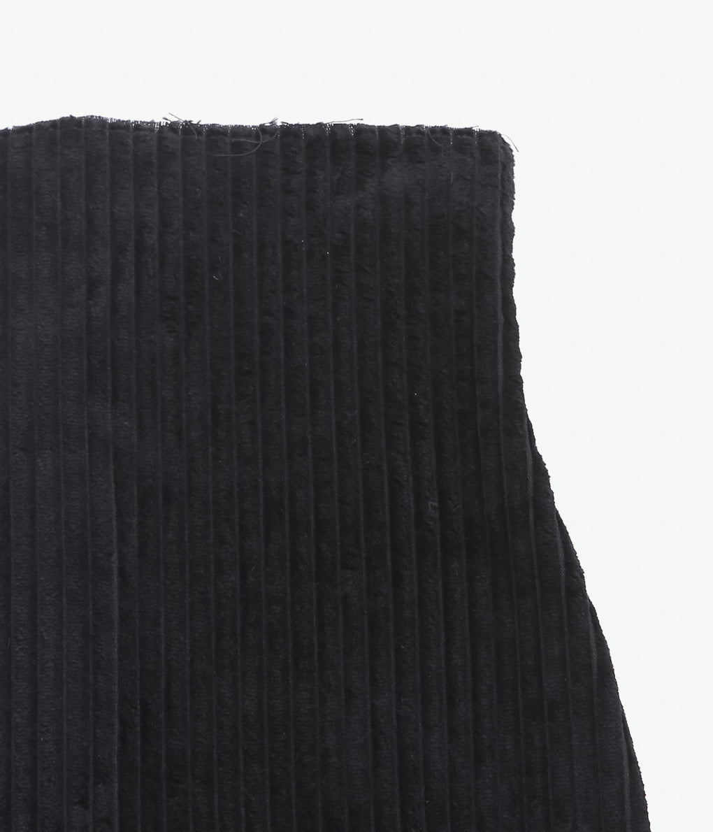 GABRIELA COLL GARMENTS ''NO.69 CORDUROY HIGH WAIST SKIRT ''(BLACK)
