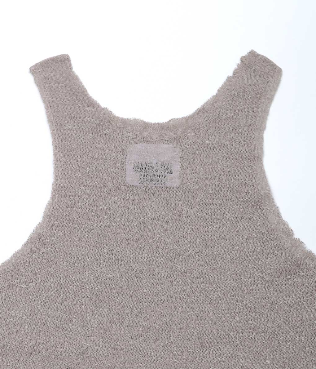 GABRIELA COLL GARMENTS ''NO.73 LINEN JERSEY TOP'' (WARM GRAY)