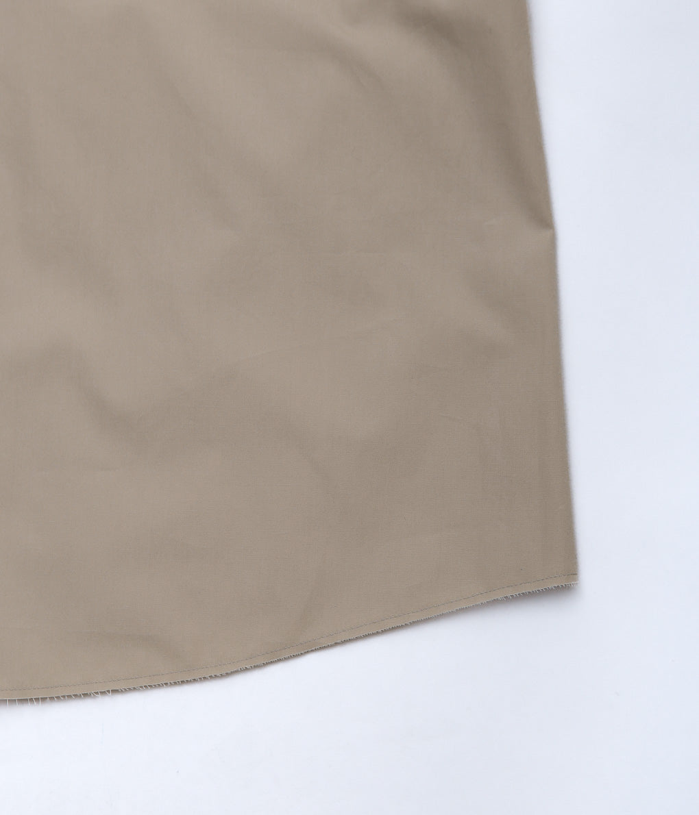 GABRIELA COLL GARMENTS ''NO.74 POPLIN SLEEVELESS SHIRT'' (BEIGE)