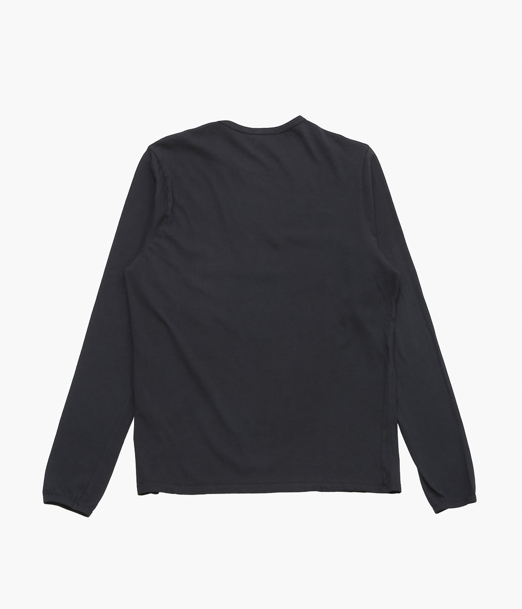 GABRIELA COLL GARMENTS ''NO.87 ORGANIC COTTON LONG SLEEVE T-SHIRT'' (BLACK)