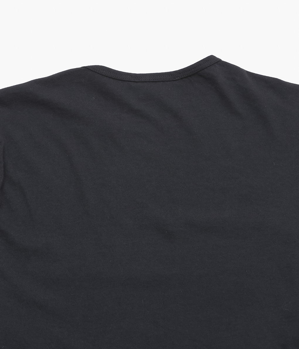 GABRIELA COLL GARMENTS ''NO.87 ORGANIC COTTON LONG SLEEVE T-SHIRT'' (BLACK)