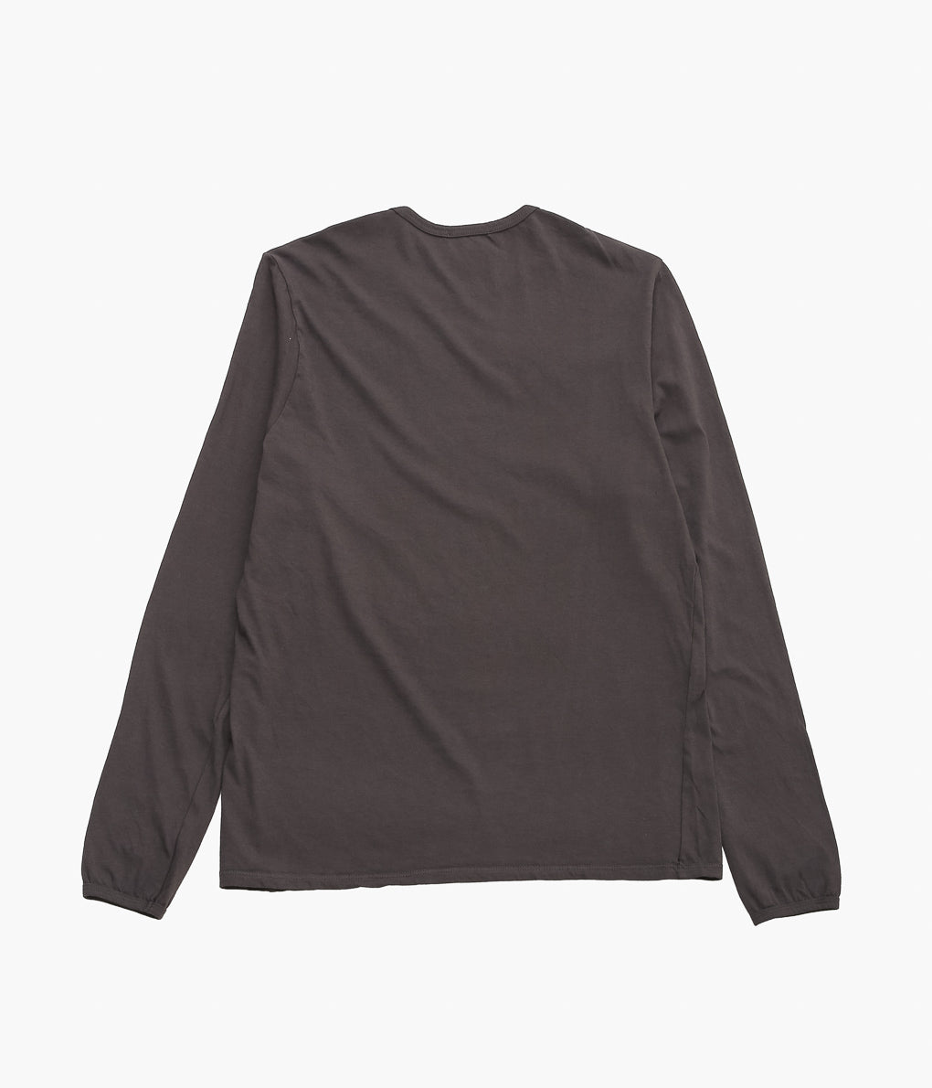 GABRIELA COLL GARMENTS ''NO.87 ORGANIC COTTON LONG SLEEVE T-SHIRT'' (BROWN)