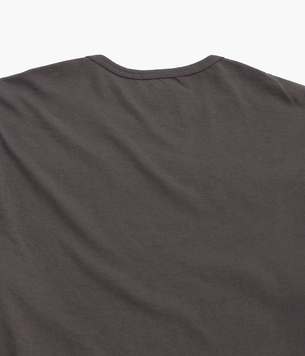 GABRIELA COLL GARMENTS ''NO.87 ORGANIC COTTON LONG SLEEVE T-SHIRT'' (BROWN)