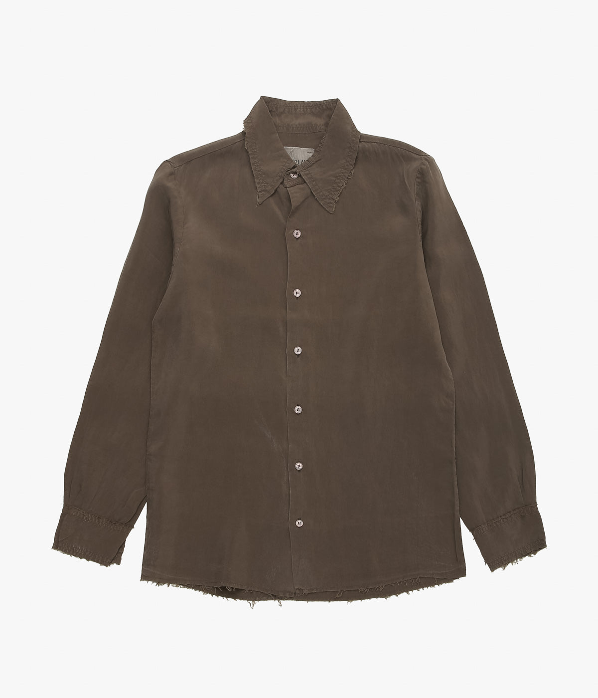 GABRIELA COLL GARMENTS ''NO.197 CUPRO SHIRT'' (BROWN) – THE STORE