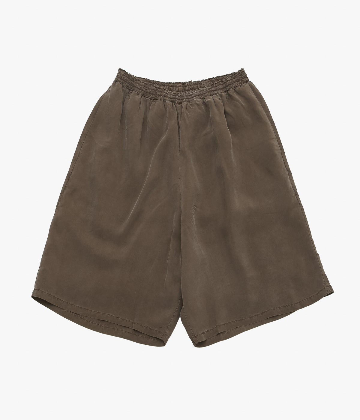 GABRIELA COLL GARMENTS ''NO.259 CUPRO SHORT TROUSERS'' (BROWN