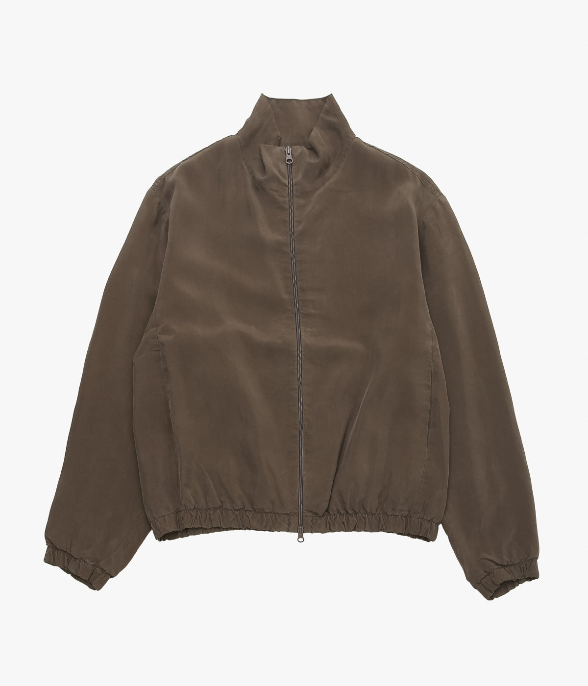 GABRIELA COLL GARMENTS ''NO.261 CUPRO DOUBLED ZIPPER JACKET
