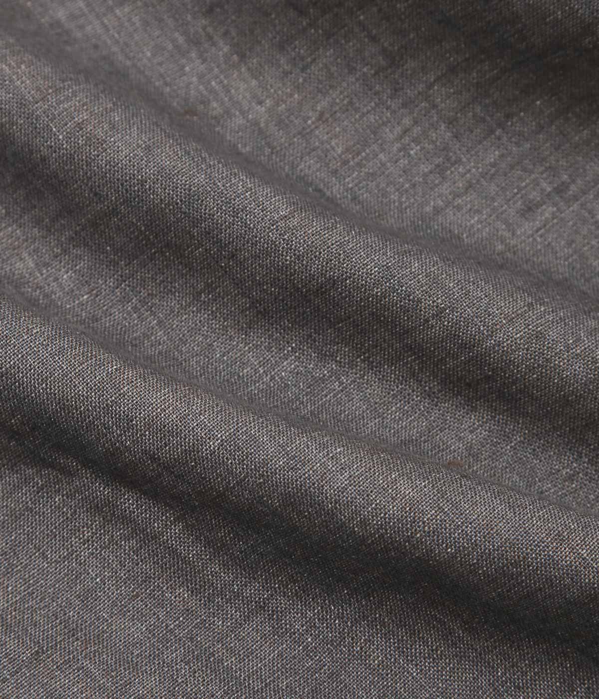 GABRIELA COLL GARMENTS ''NO.261 LINEN ZIPPER JACKET'' (BROWN)