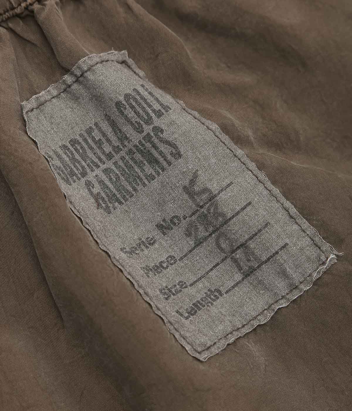 GABRIELA COLL GARMENTS ''NO.288 CUPRO DRAWSTRING TROUSERS'' (BROWN)