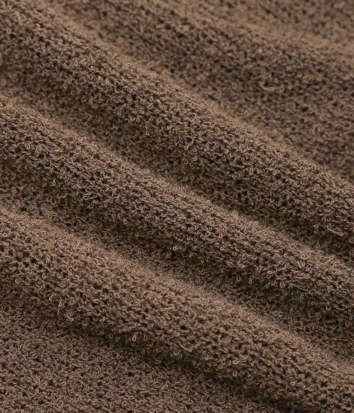 GABRIELA COLL GARMENTS ''NO.317 COTTON CASHMERE KNITTED TOP'' (BROWN)