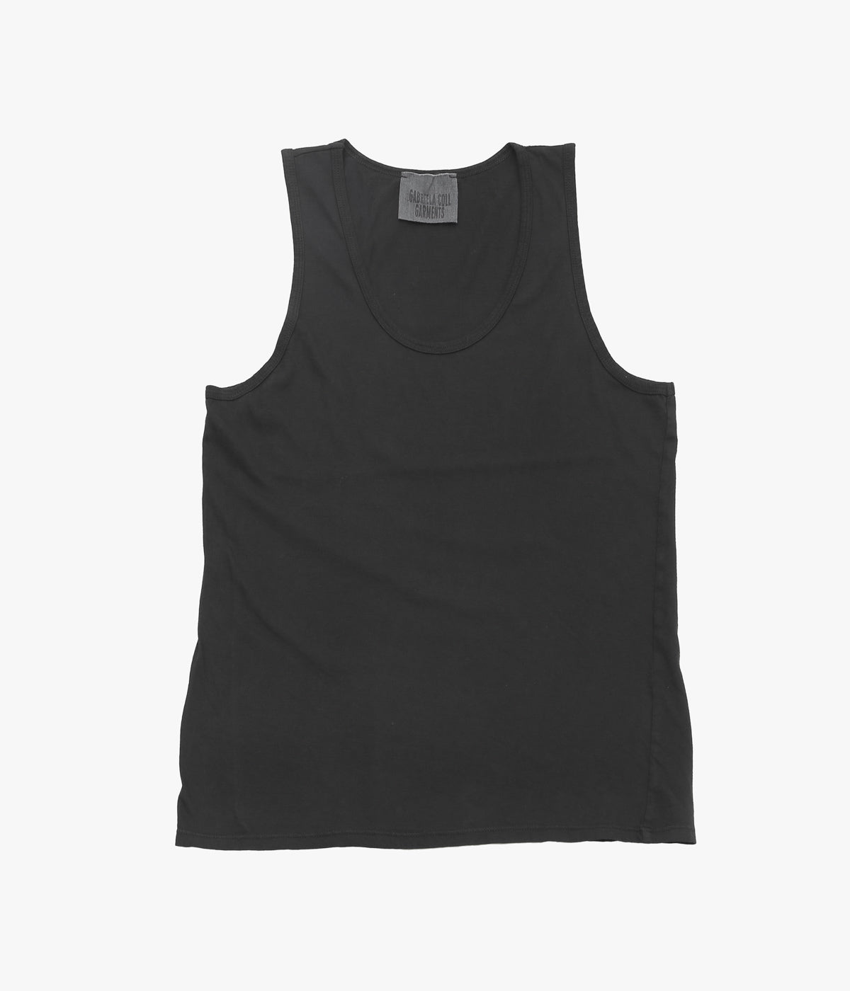 GABRIELA COLL GARMENTS タンクトップ GABRIELA COLL GARMENTS ''NO.326 ORGANIC COTTON TANK TOP'' (BLACK