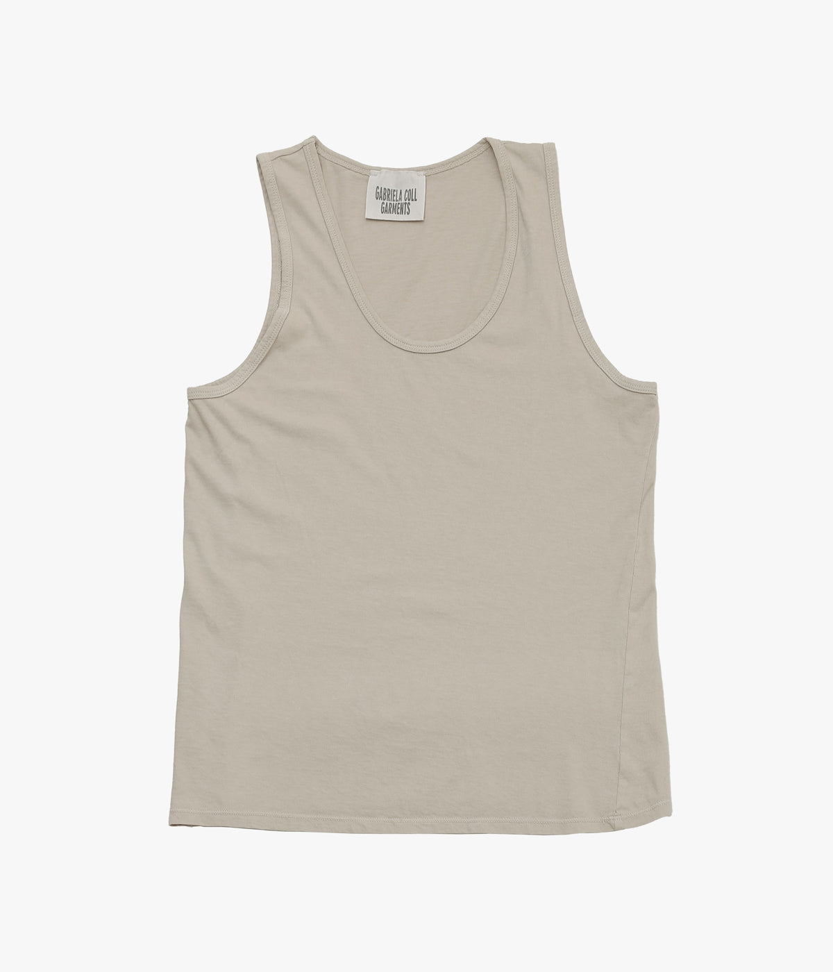 GABRIELA COLL GARMENTS タンクトップ GABRIELA COLL GARMENTS ''NO.326 ORGANIC COTTON TANK TOP'' (SAND