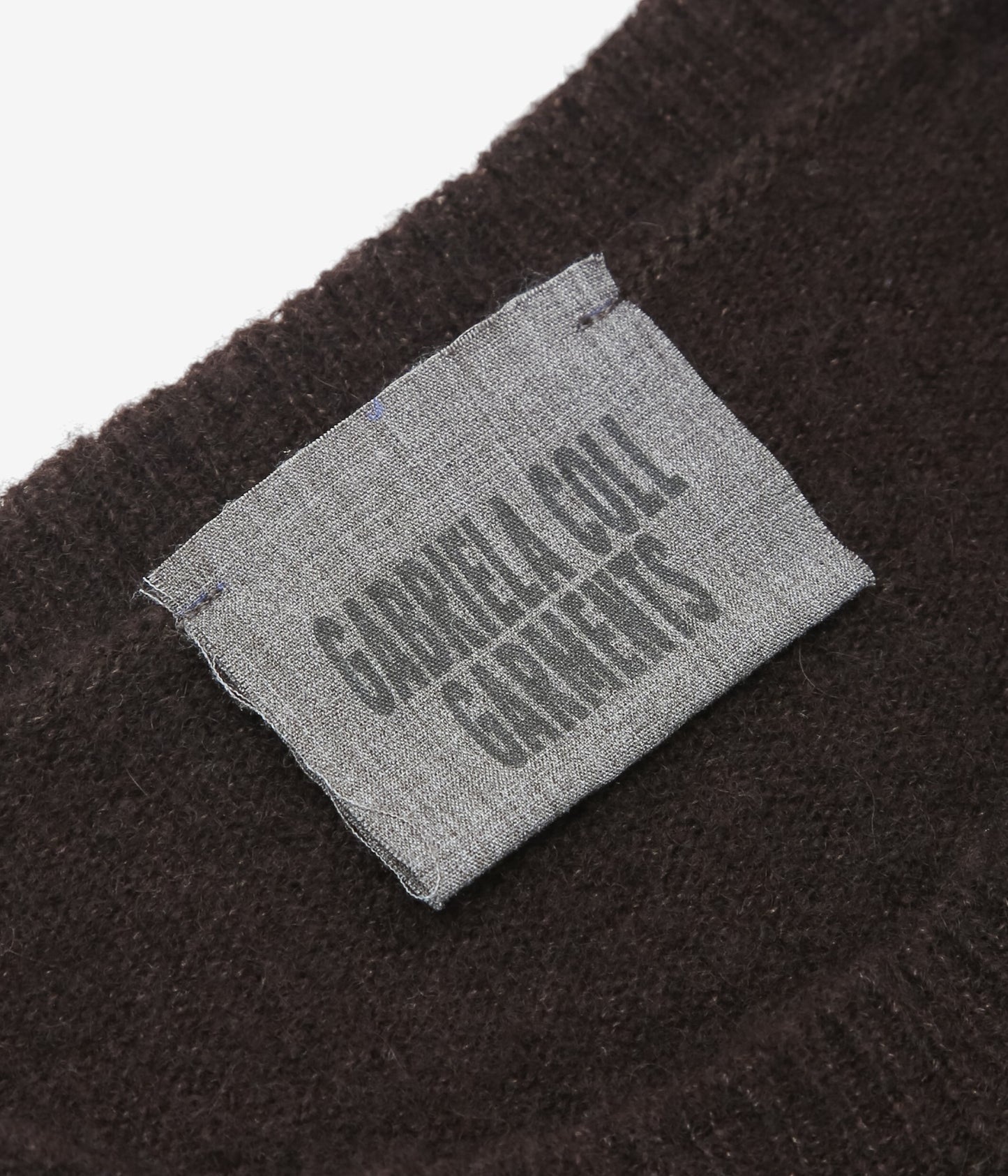 GABRIELA COLL GARMENTS ''NO.344 CASHMERE SILK PULLOVER'' (BROWN)