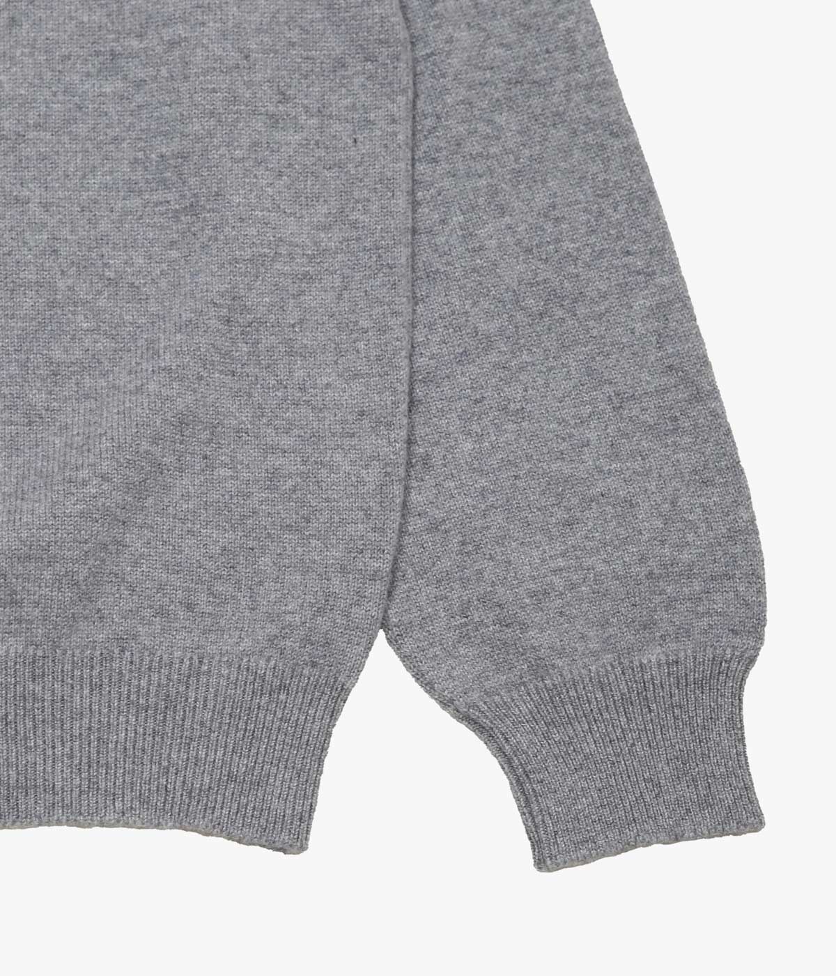 GLENMAC ''2PLY CACHMERE C/N'' (GREY FLANNEL)